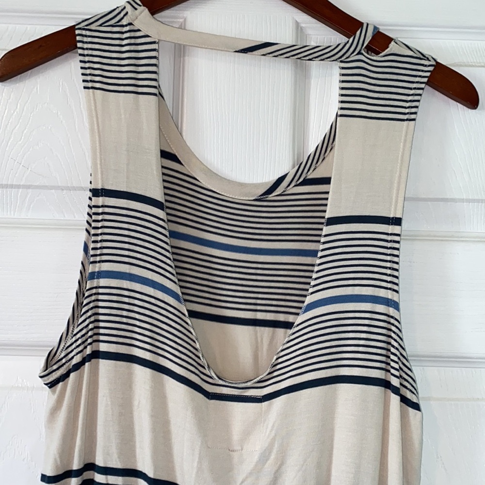 Chaser Striped Drawstring Mini Dress - Picture 5 of 5